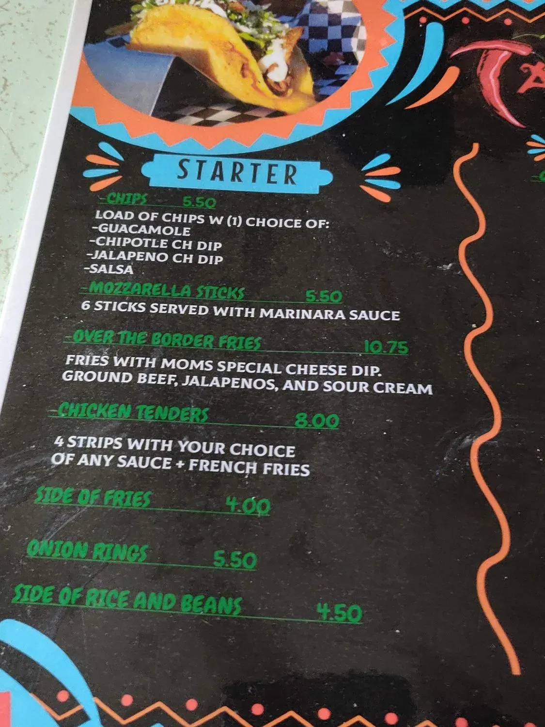 Menu 5