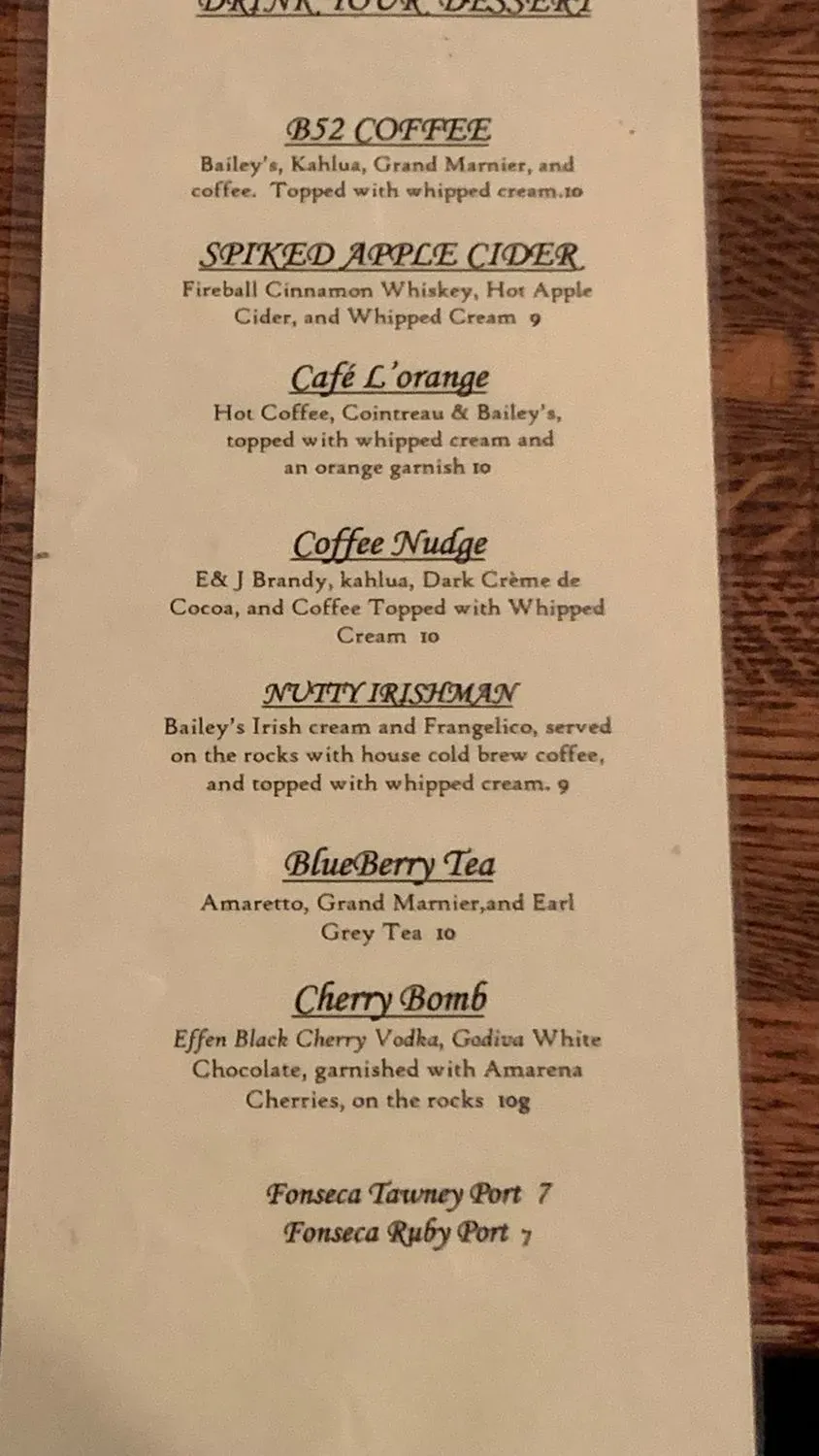 Menu 6