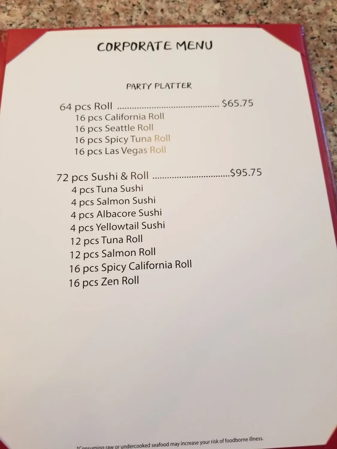 Menu 4