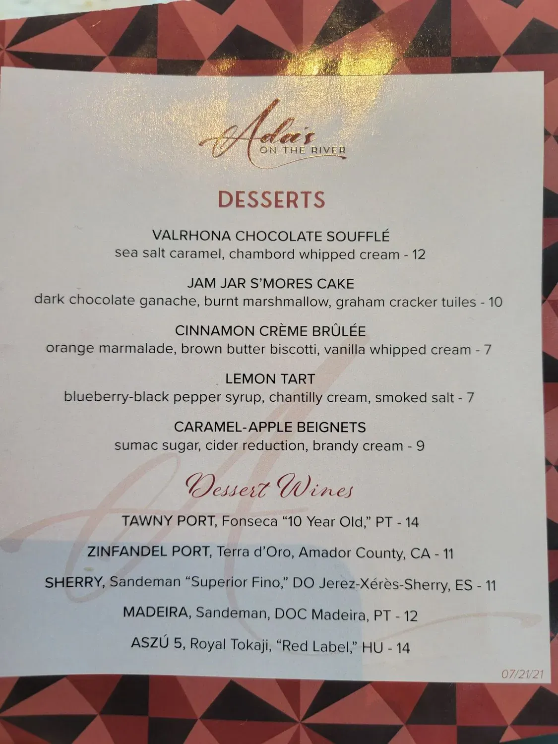 Menu 6