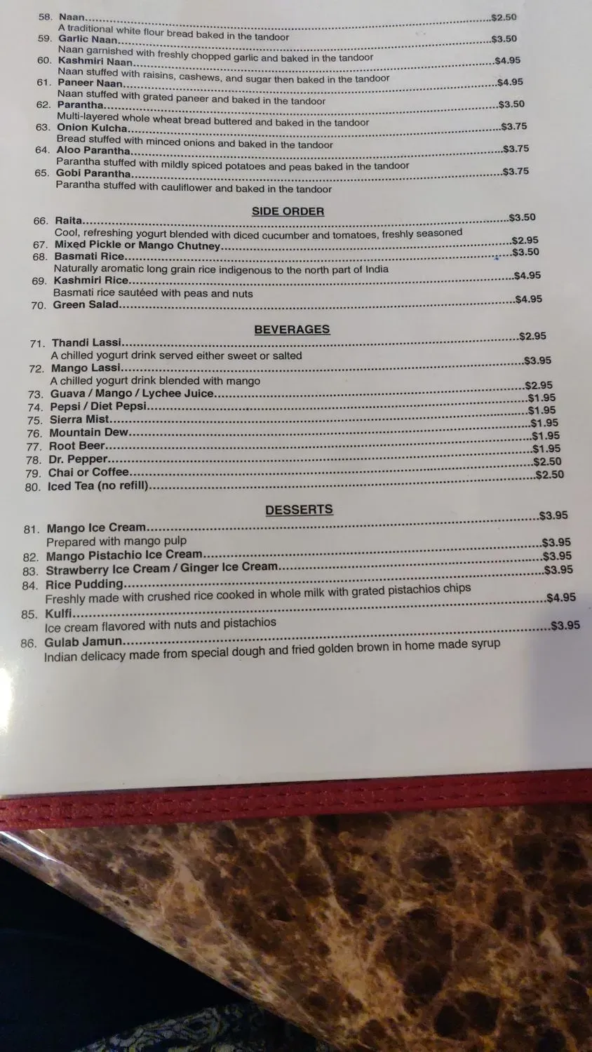 Menu 4