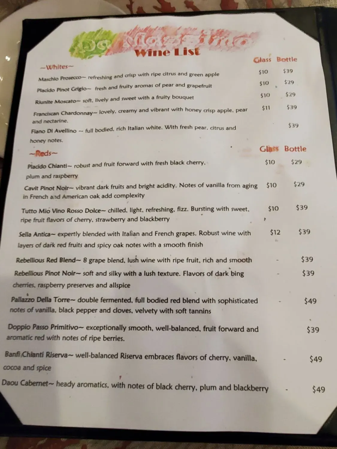 Menu 3