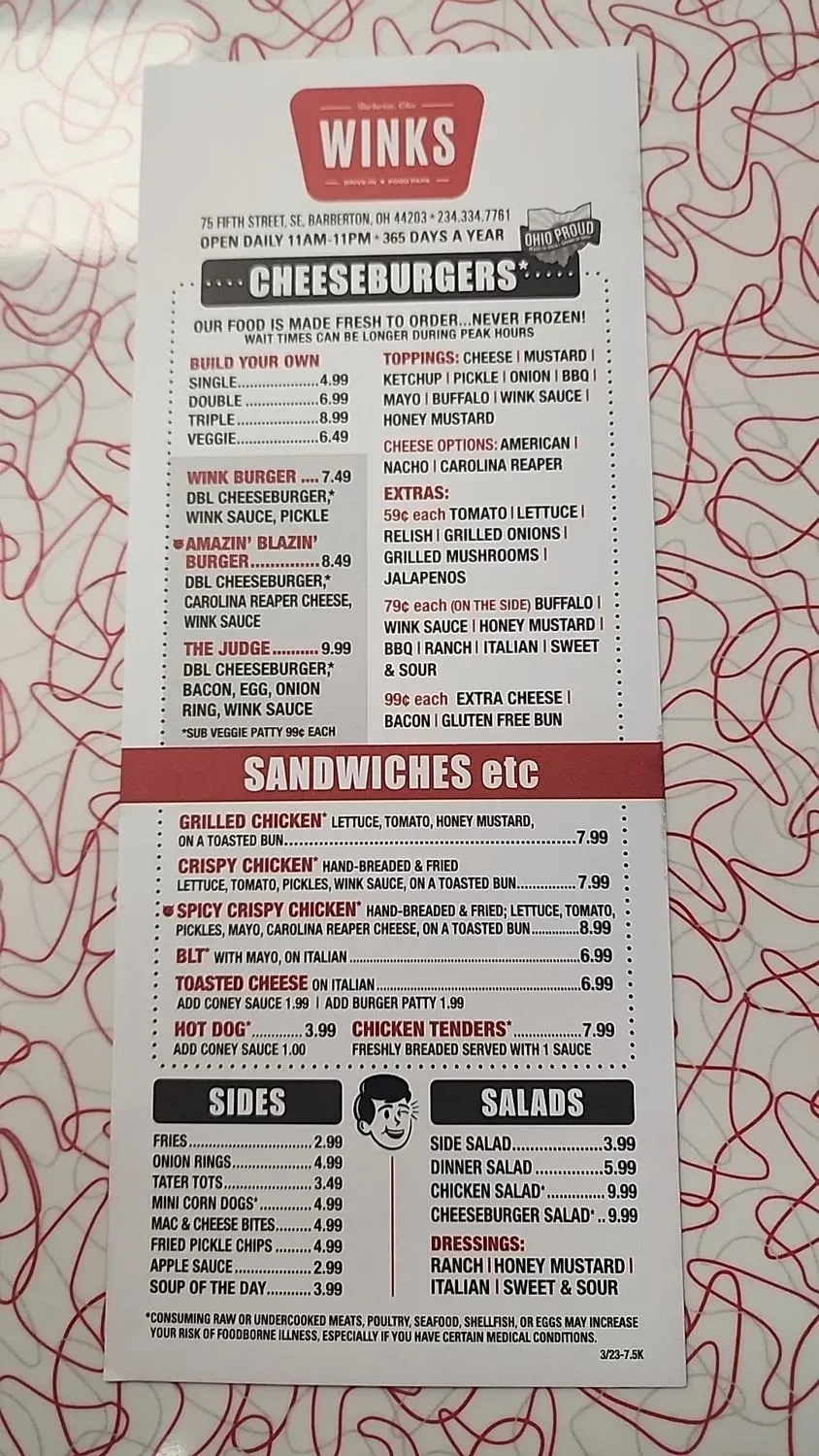 Menu 5