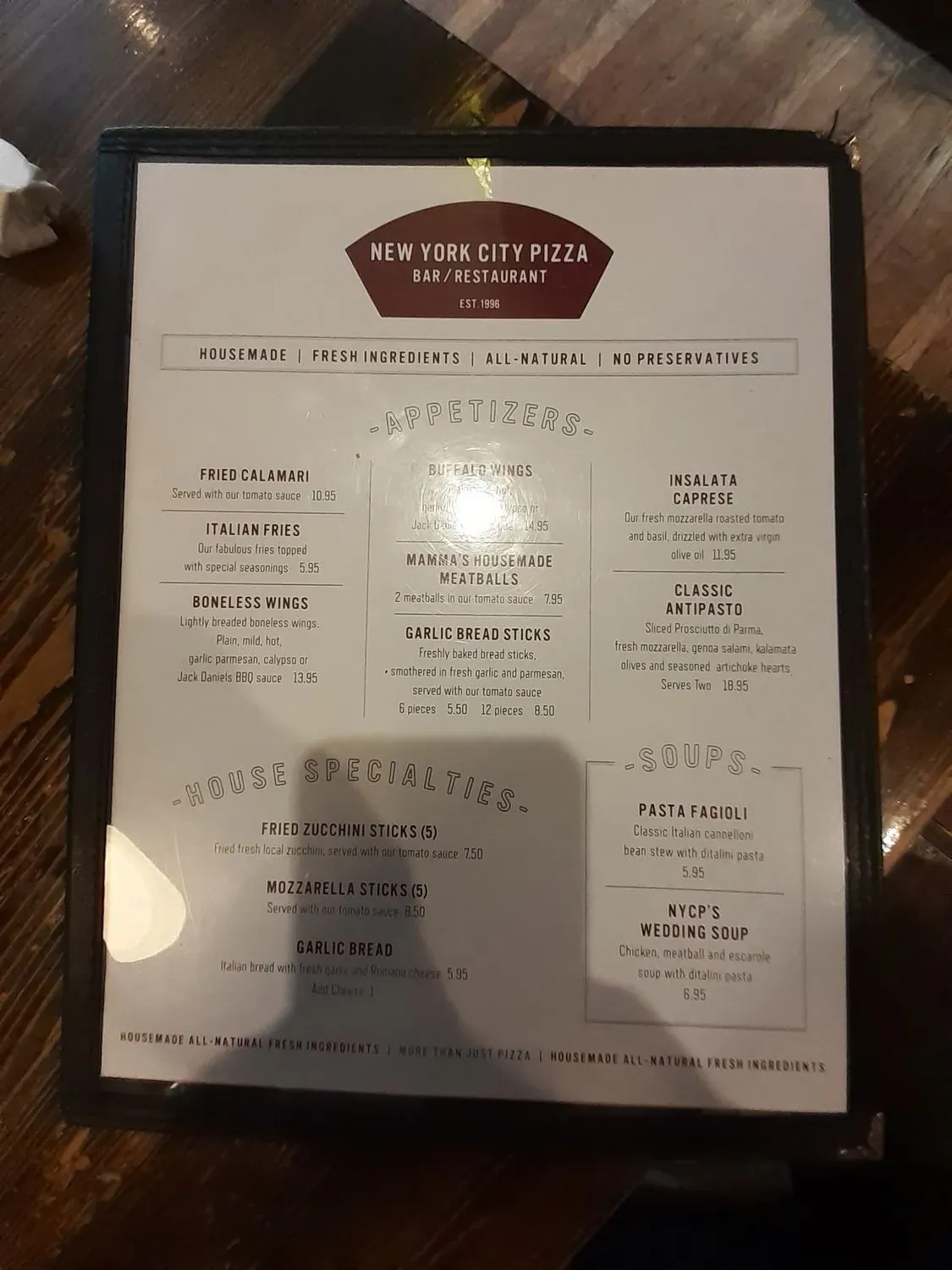 Menu 5