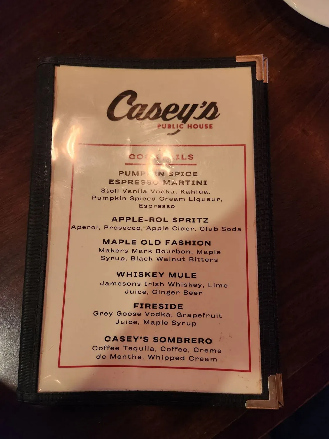 Menu 6