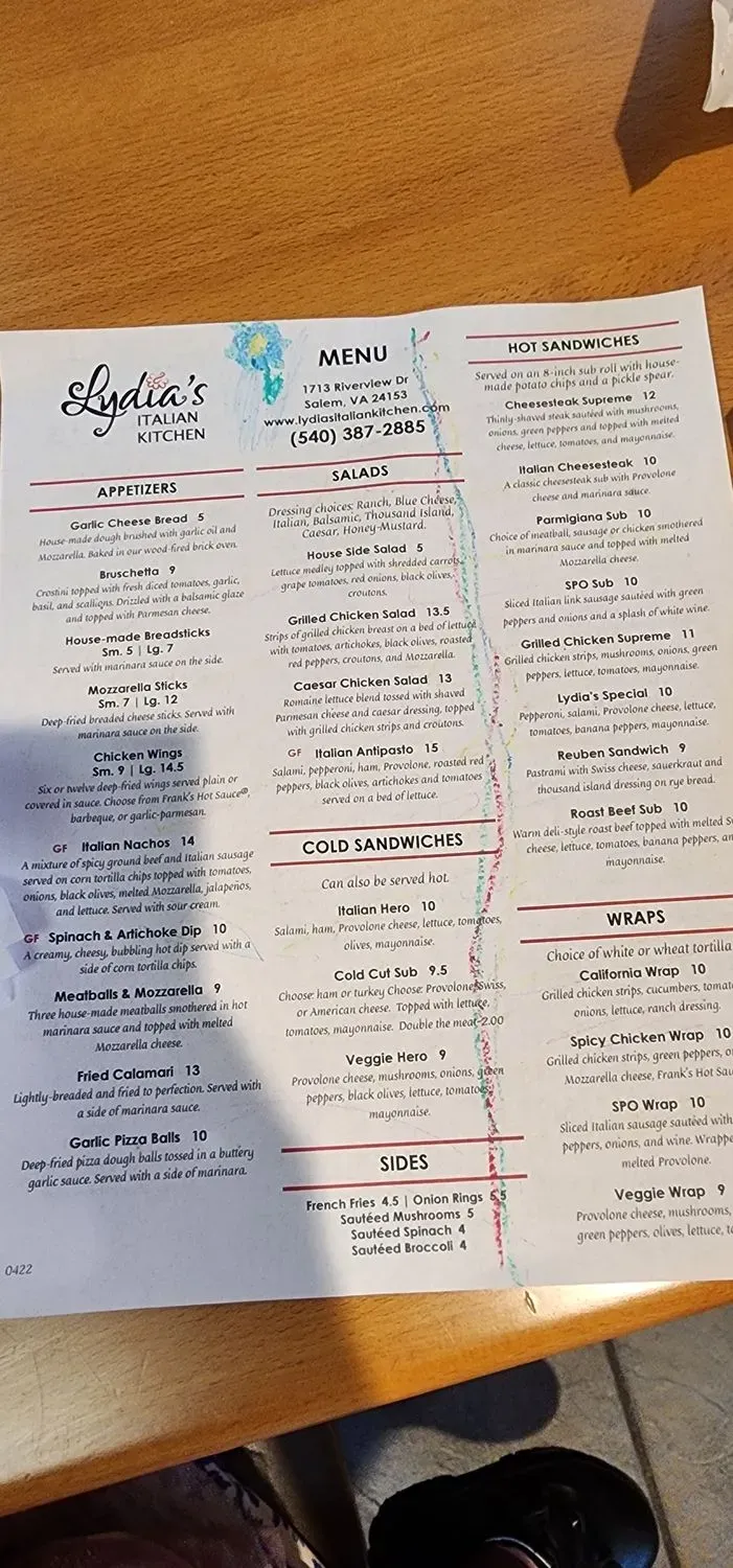 Menu 4