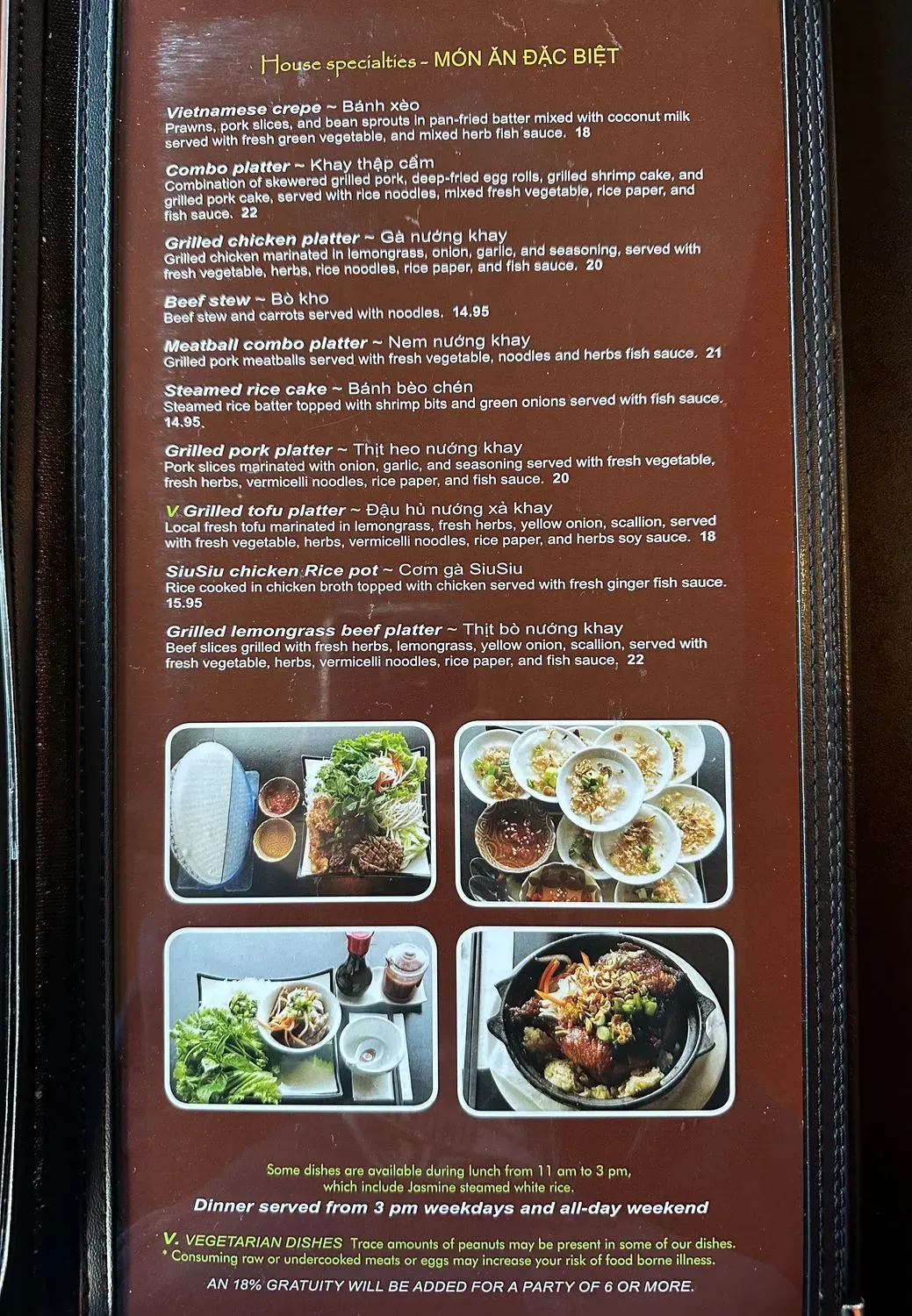 Menu 2