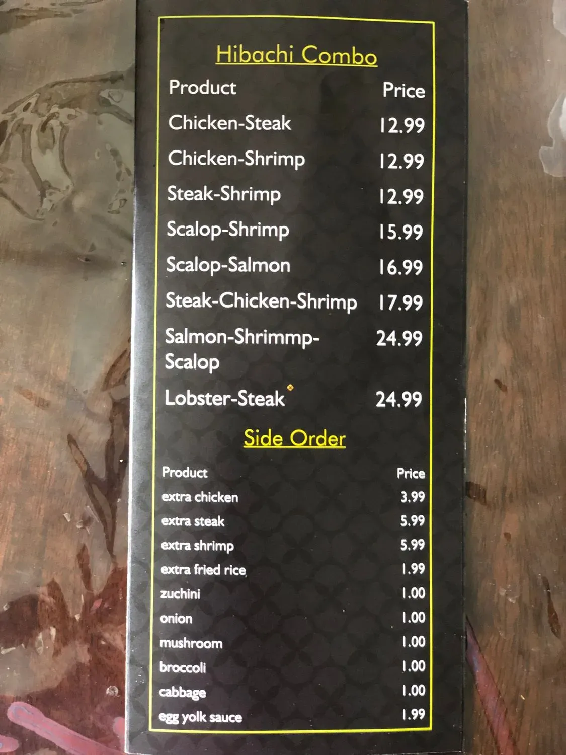 Menu 2