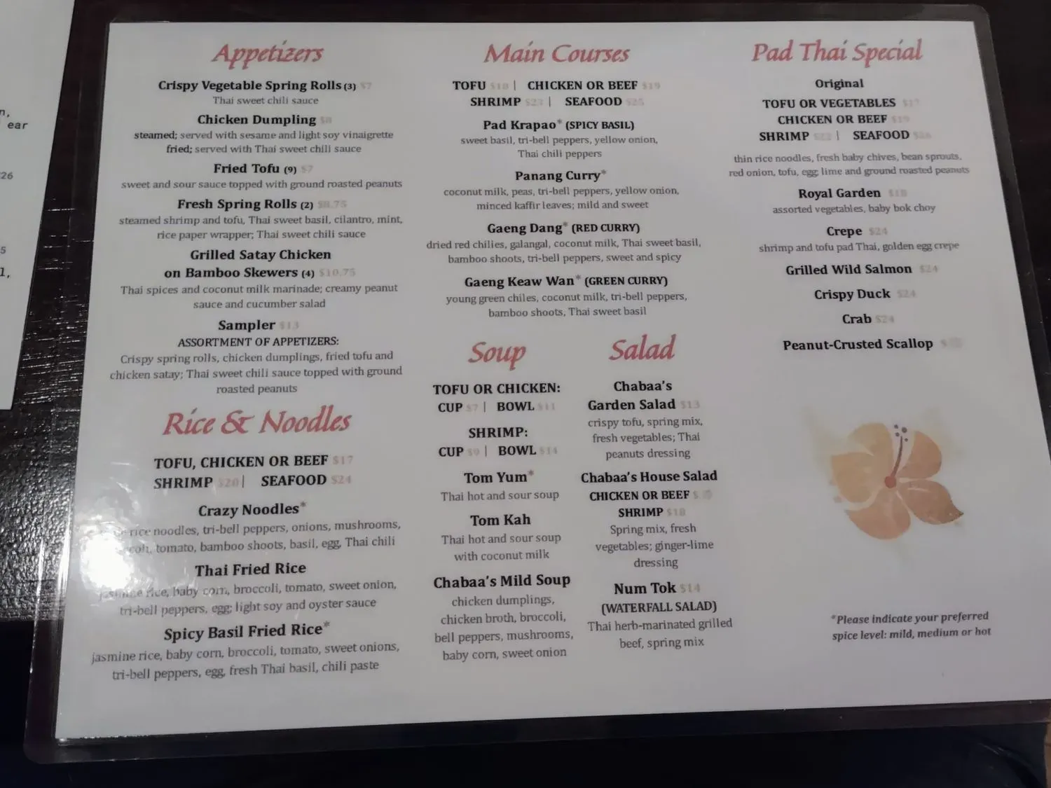 Menu 2