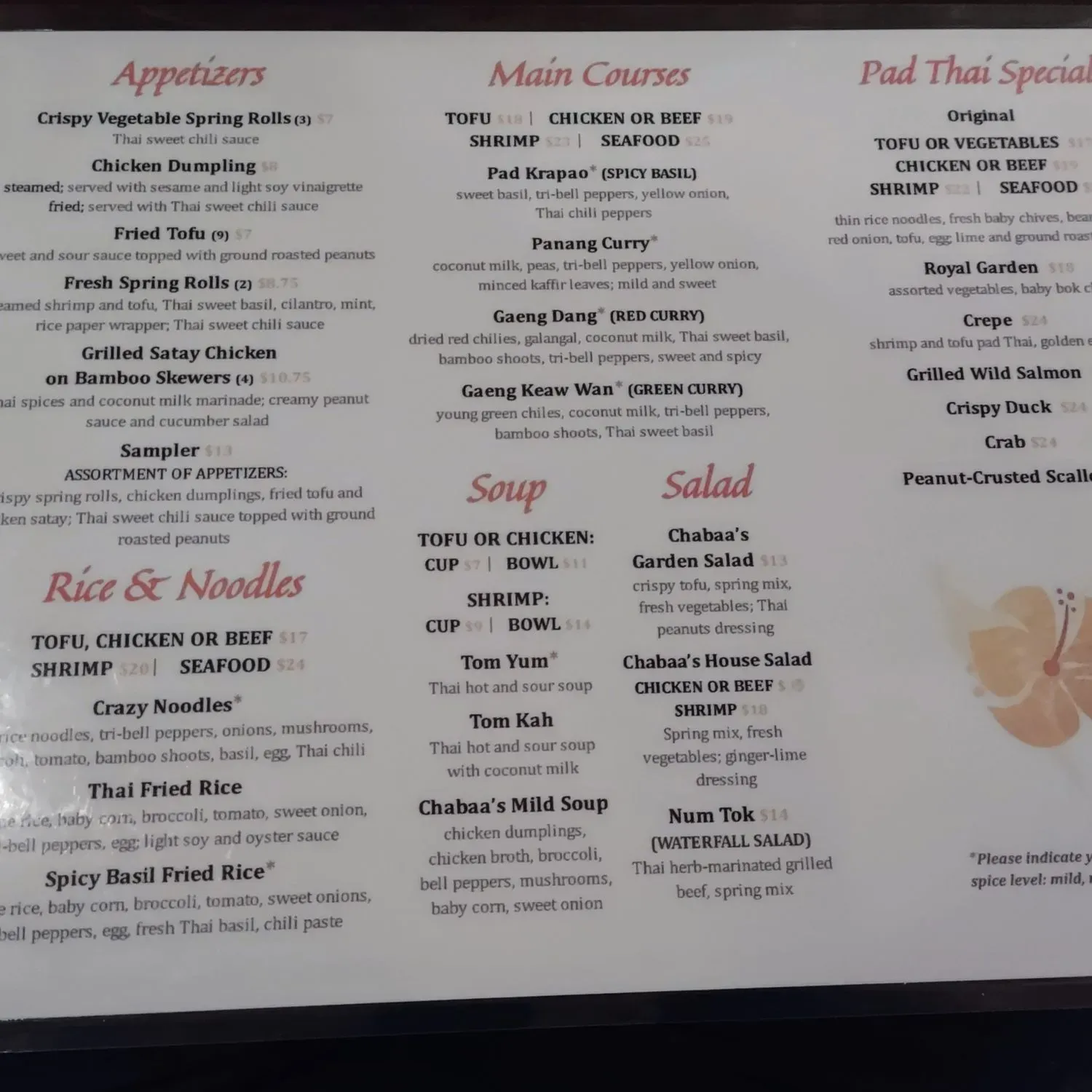 Menu 2