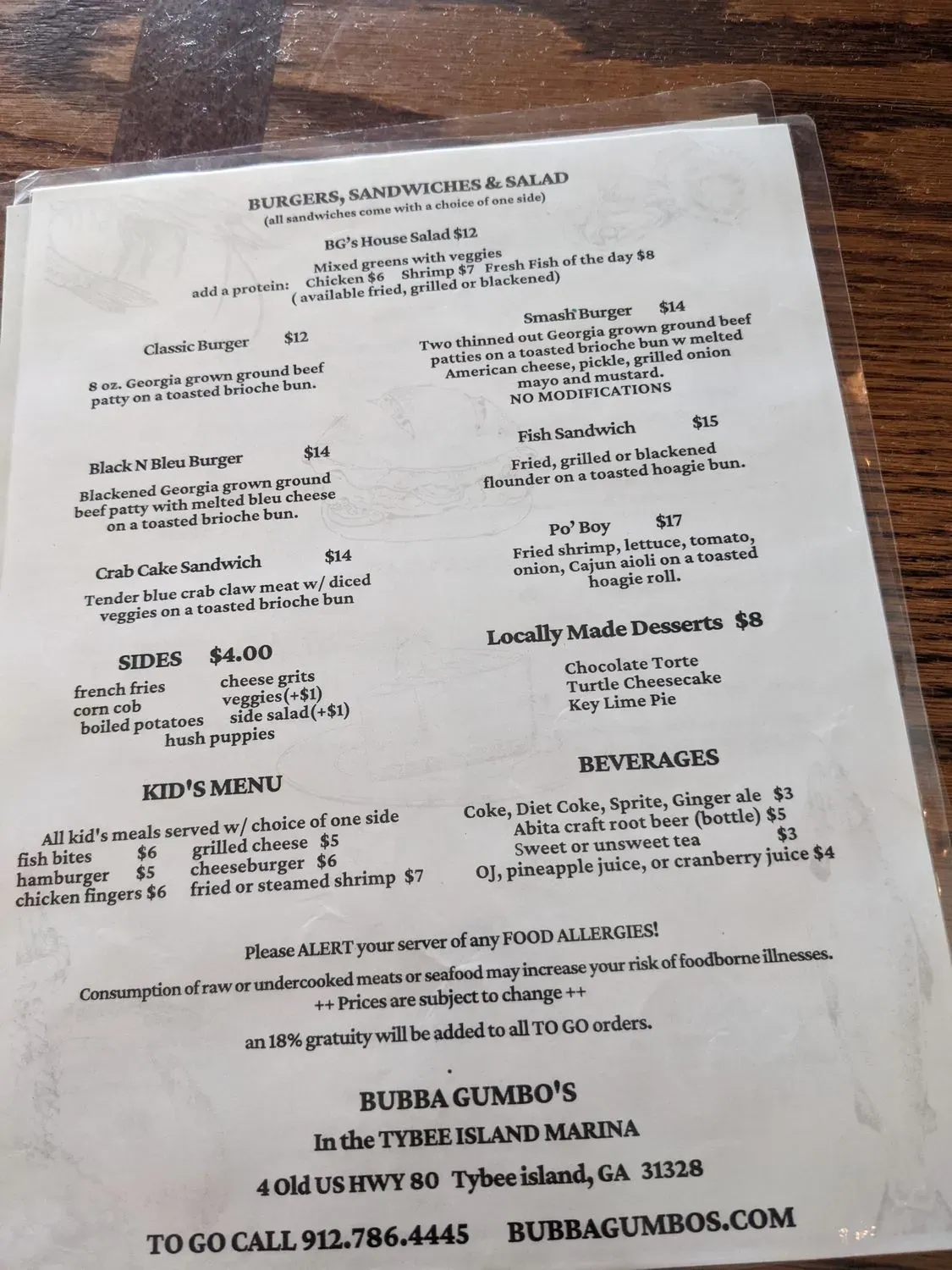 Menu 6