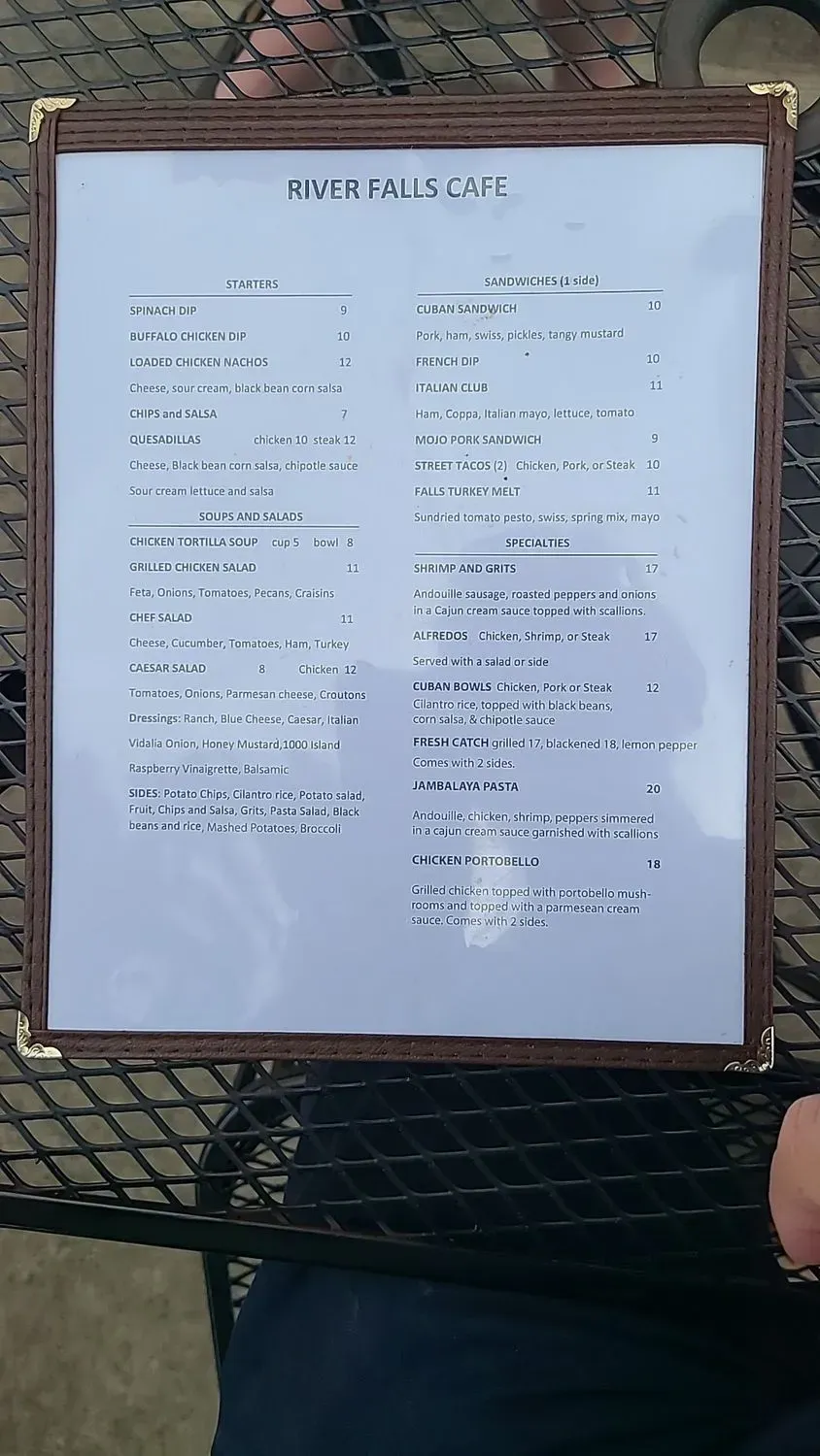 Menu 4