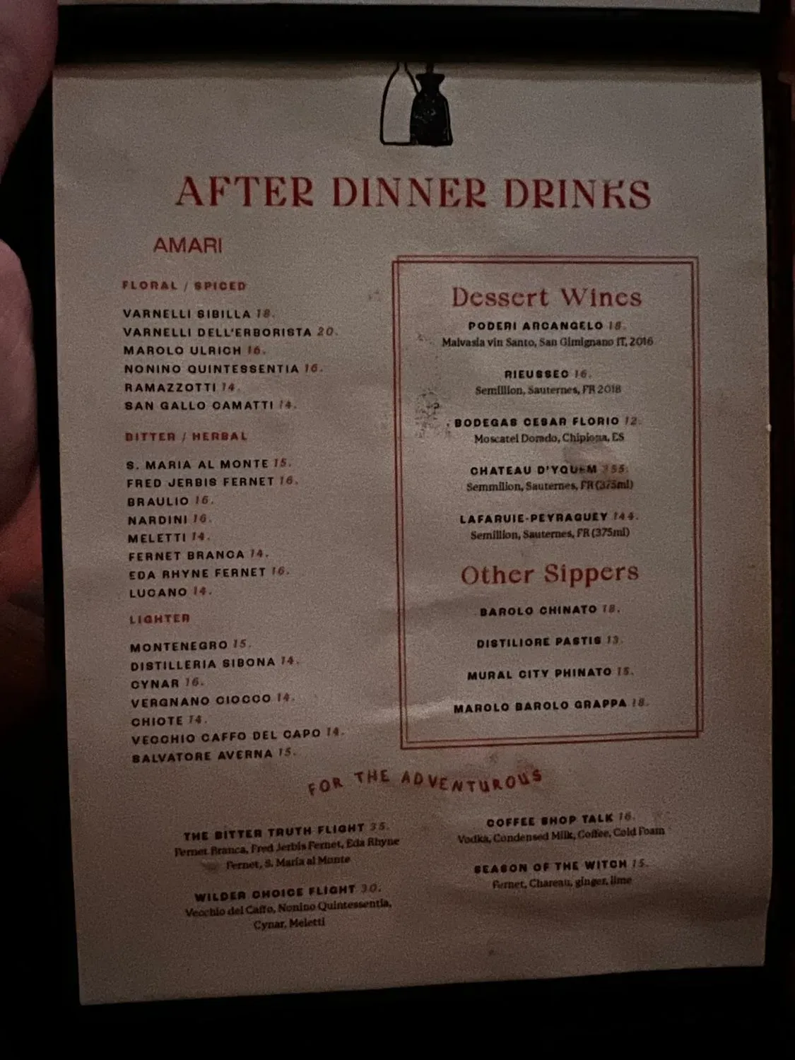 Menu 5