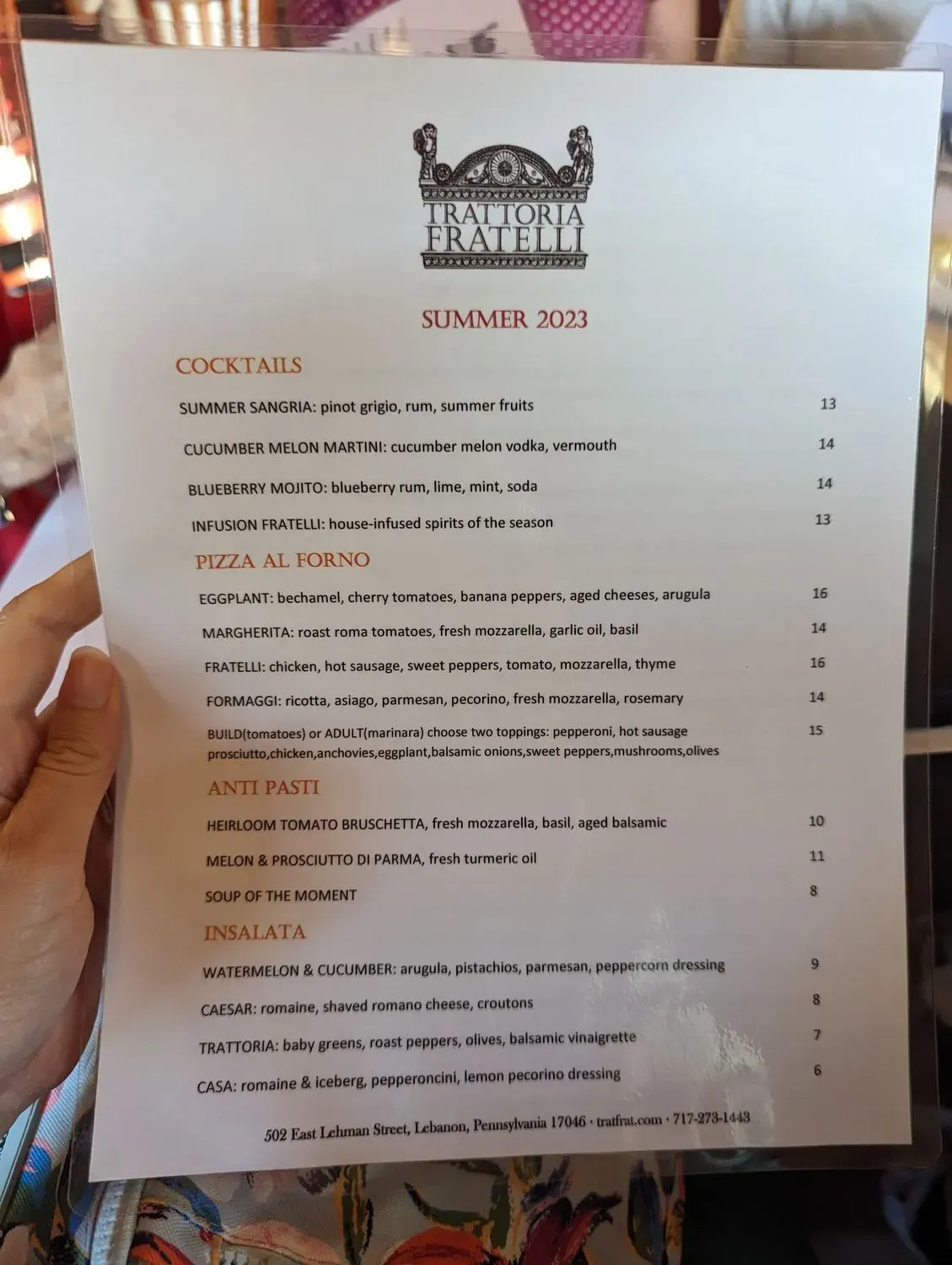 Menu 3