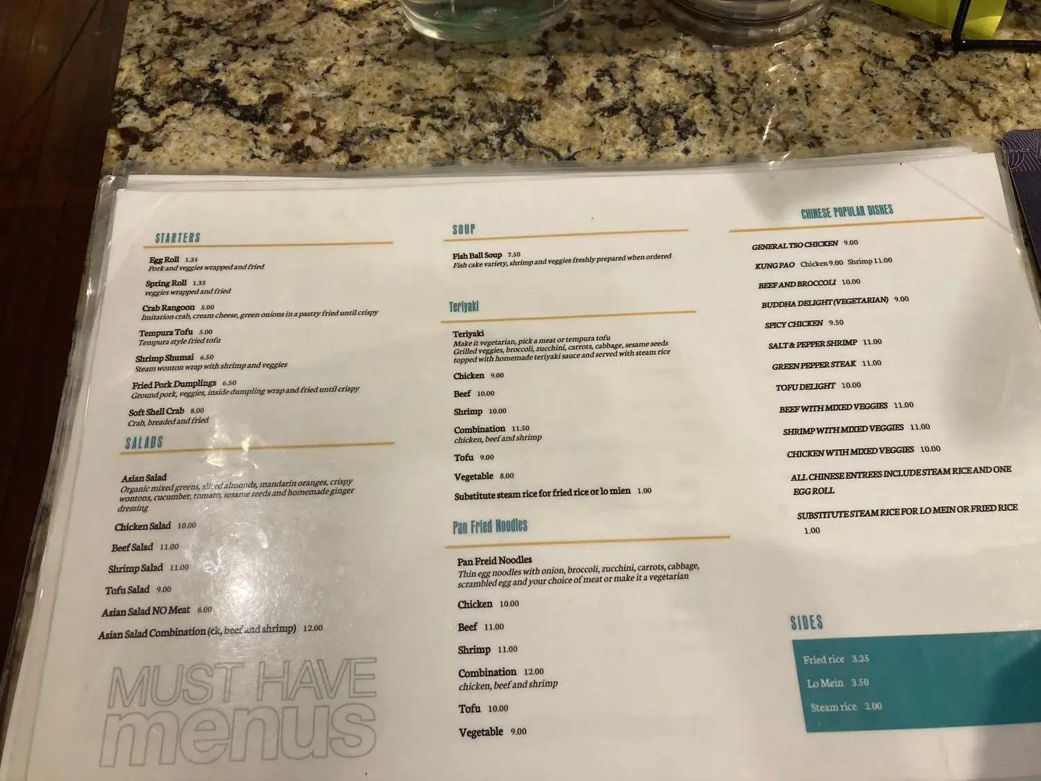 Menu 2