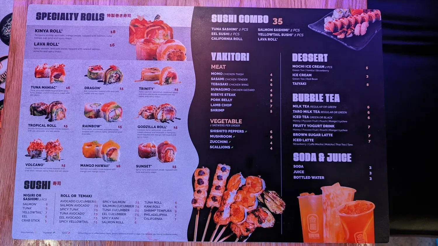 Menu 3