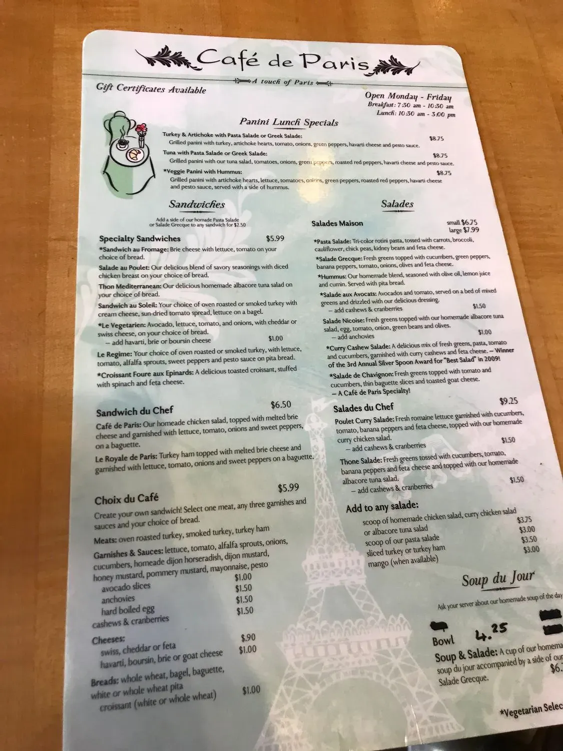 Menu 2