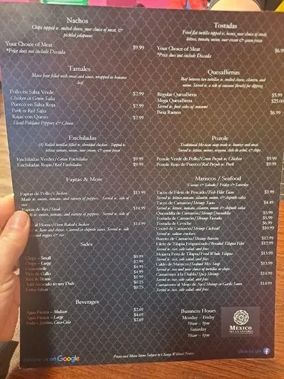 Menu 6