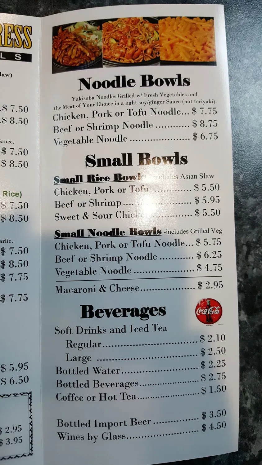 Menu 5