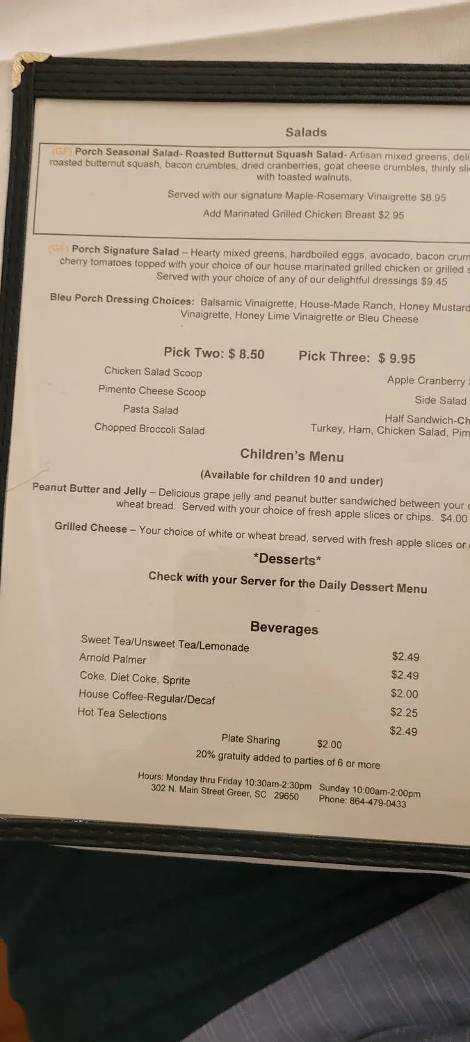 Menu 5