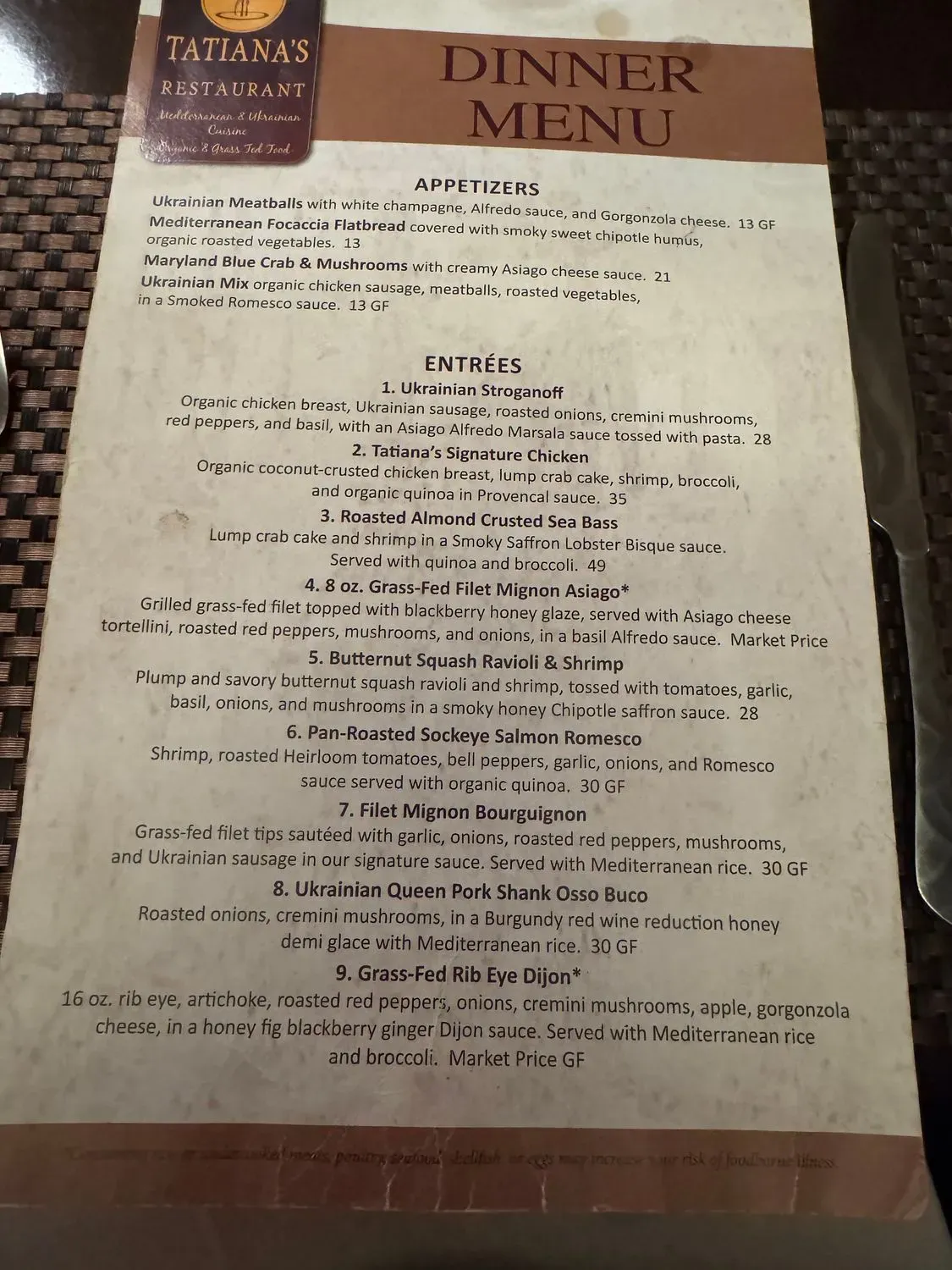 Menu 4