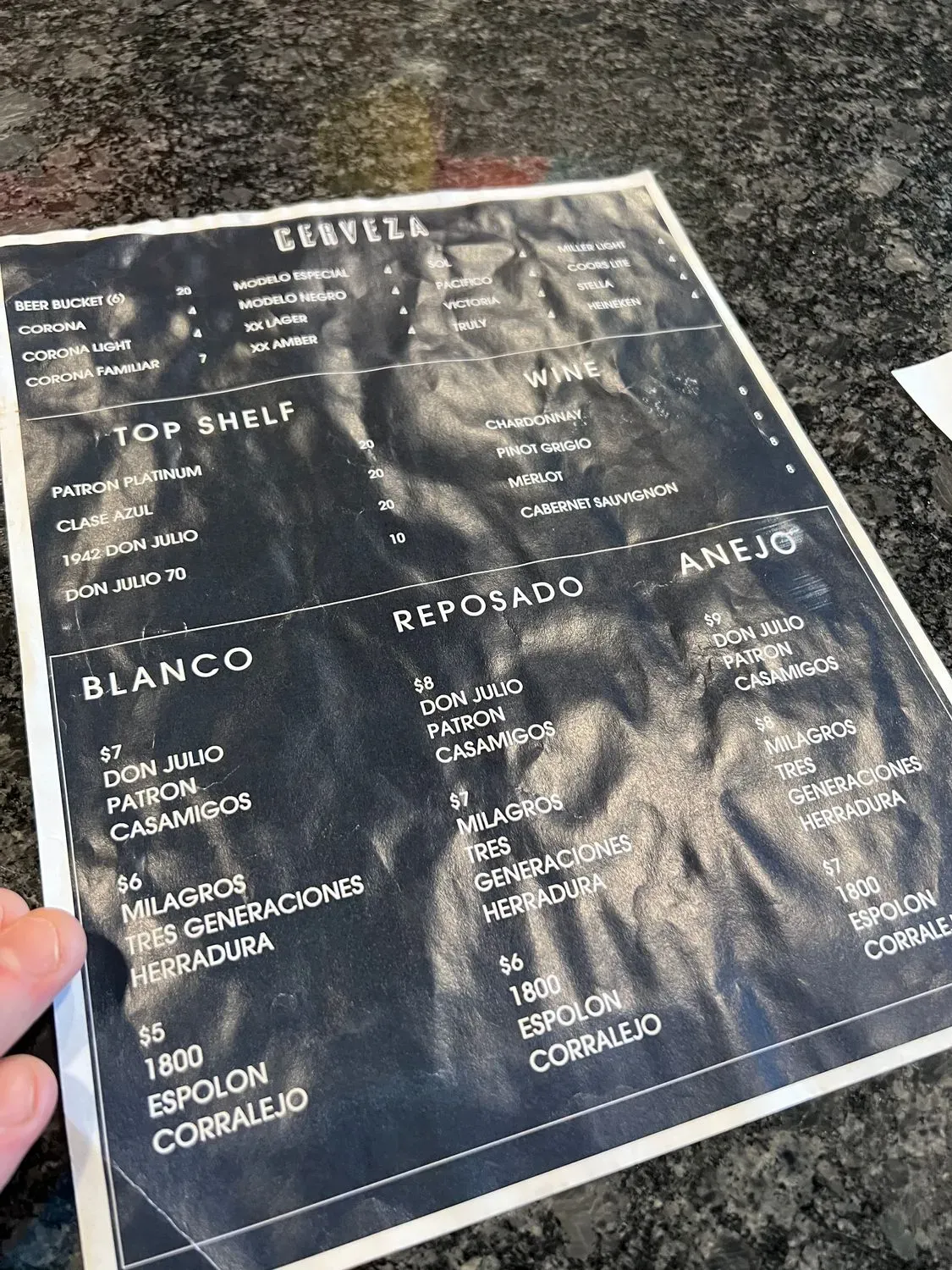 Menu 5