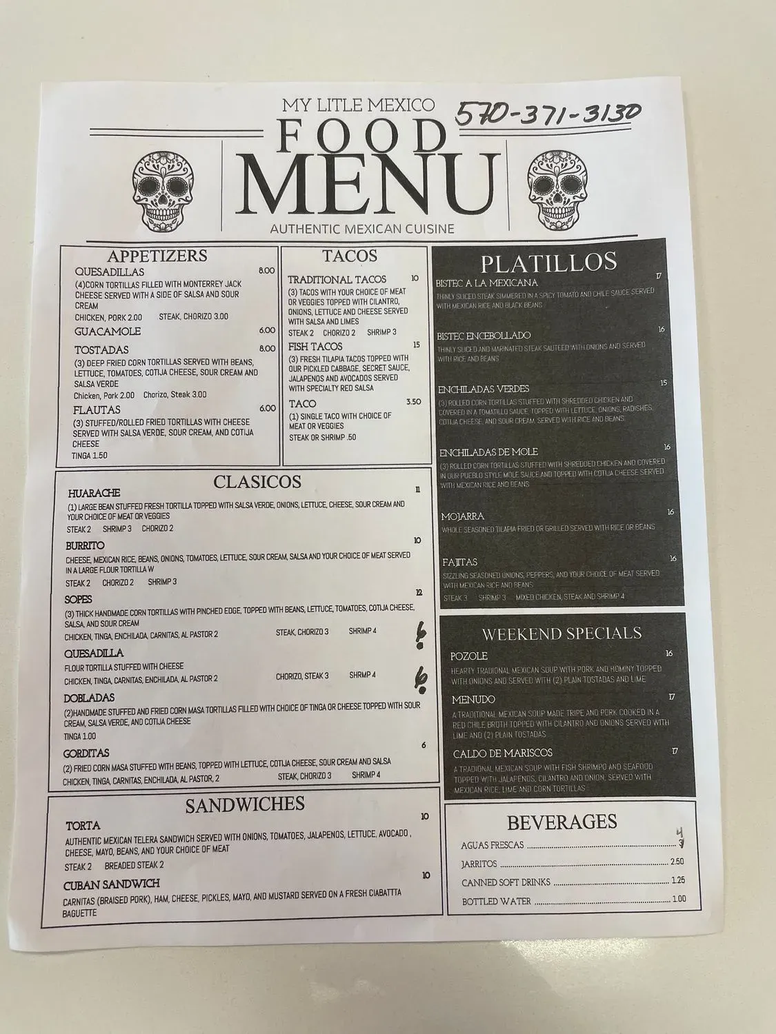 Menu 3