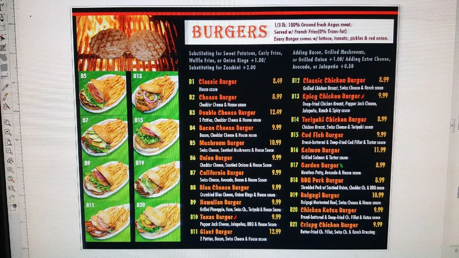 Menu 5