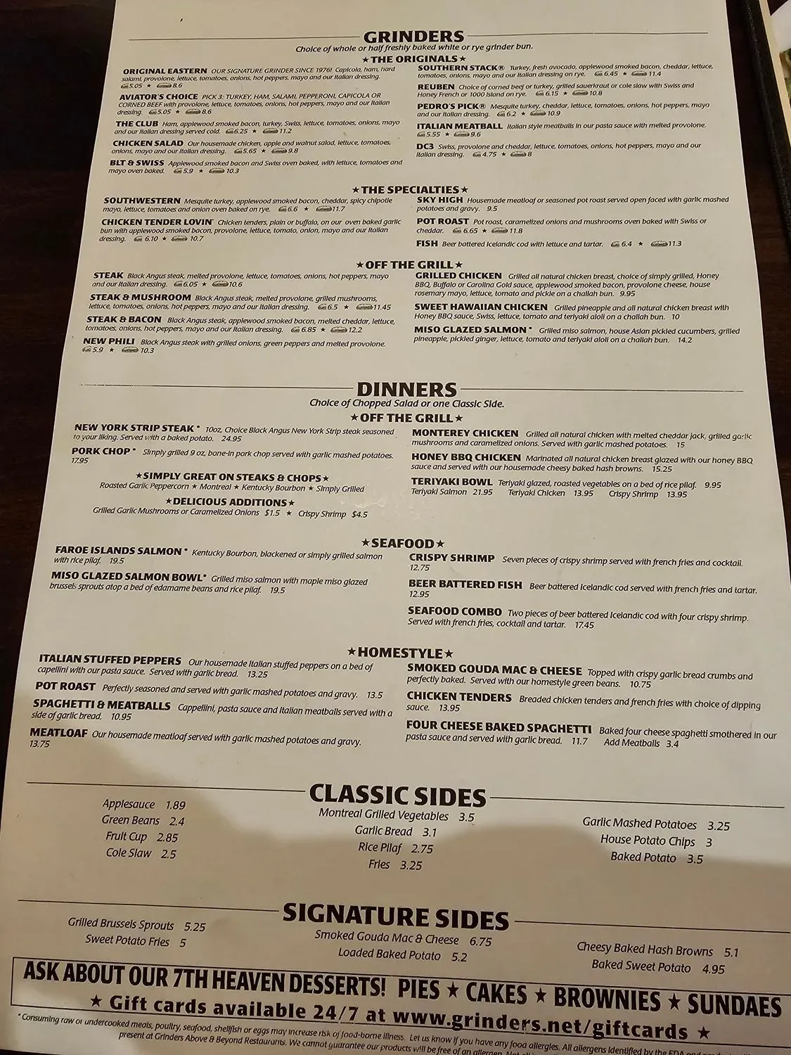 Menu 4