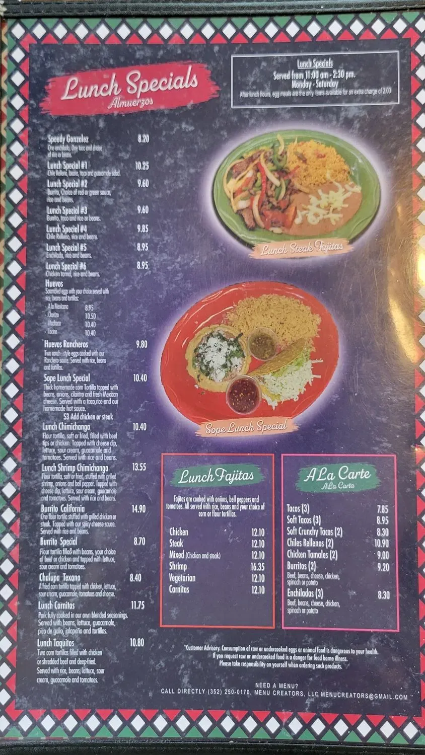 Menu 4