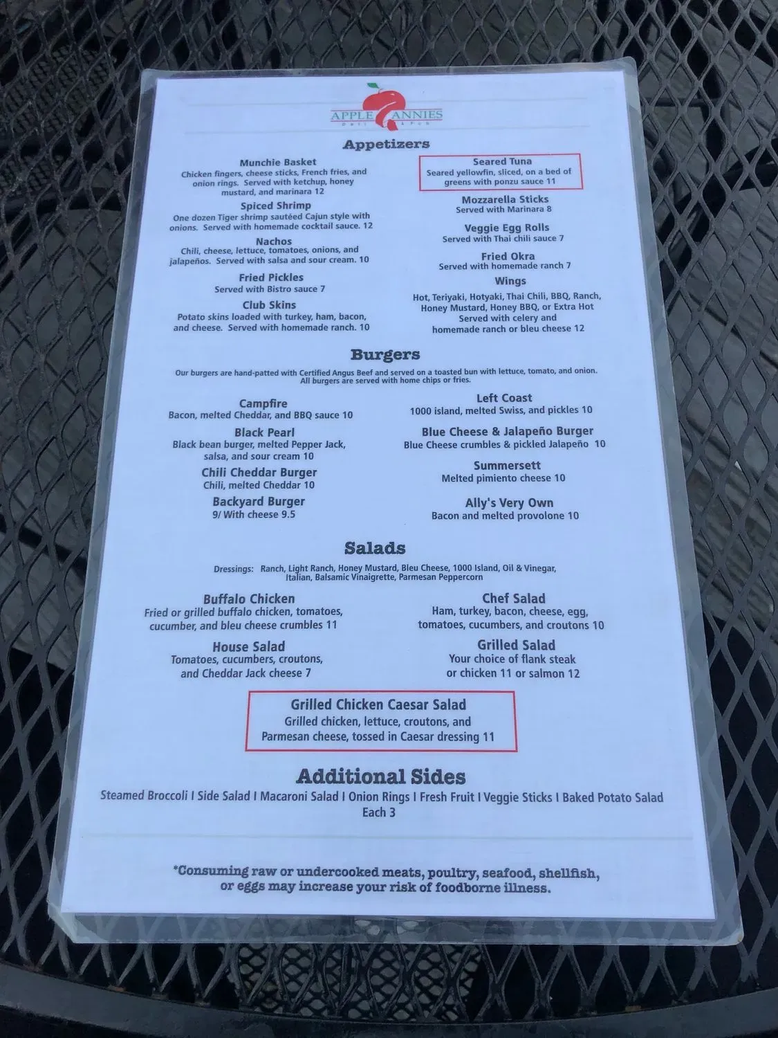 Menu 2