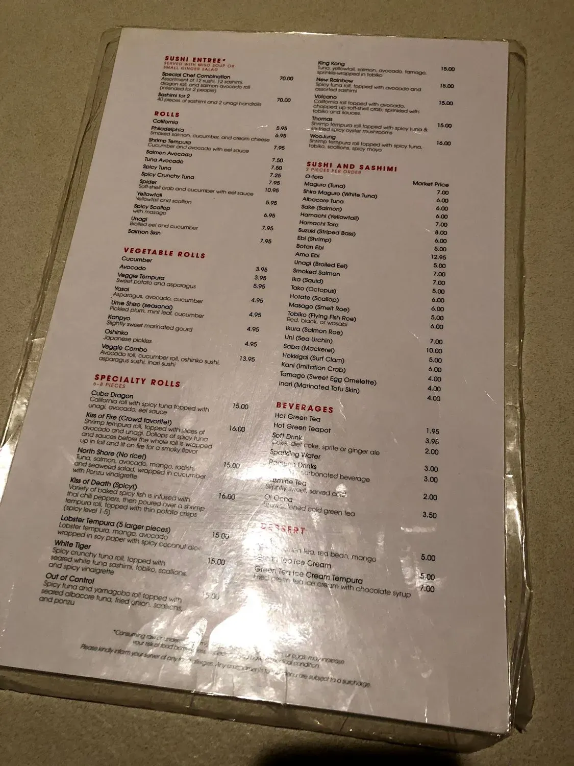 Menu 4