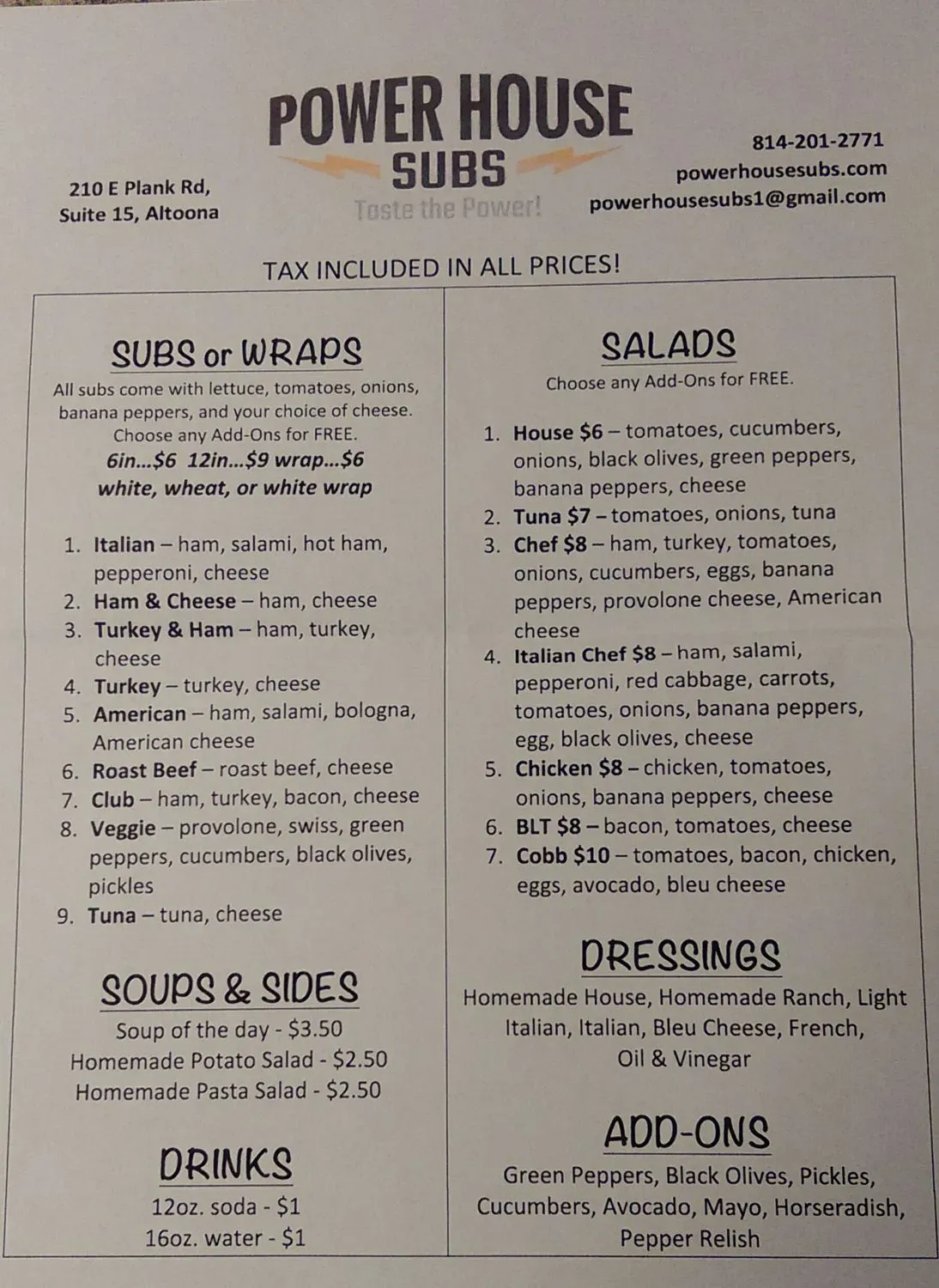 Menu 4