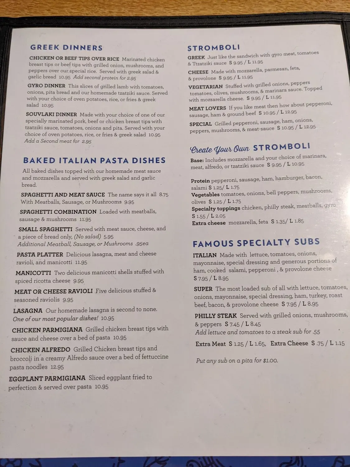 Menu 2