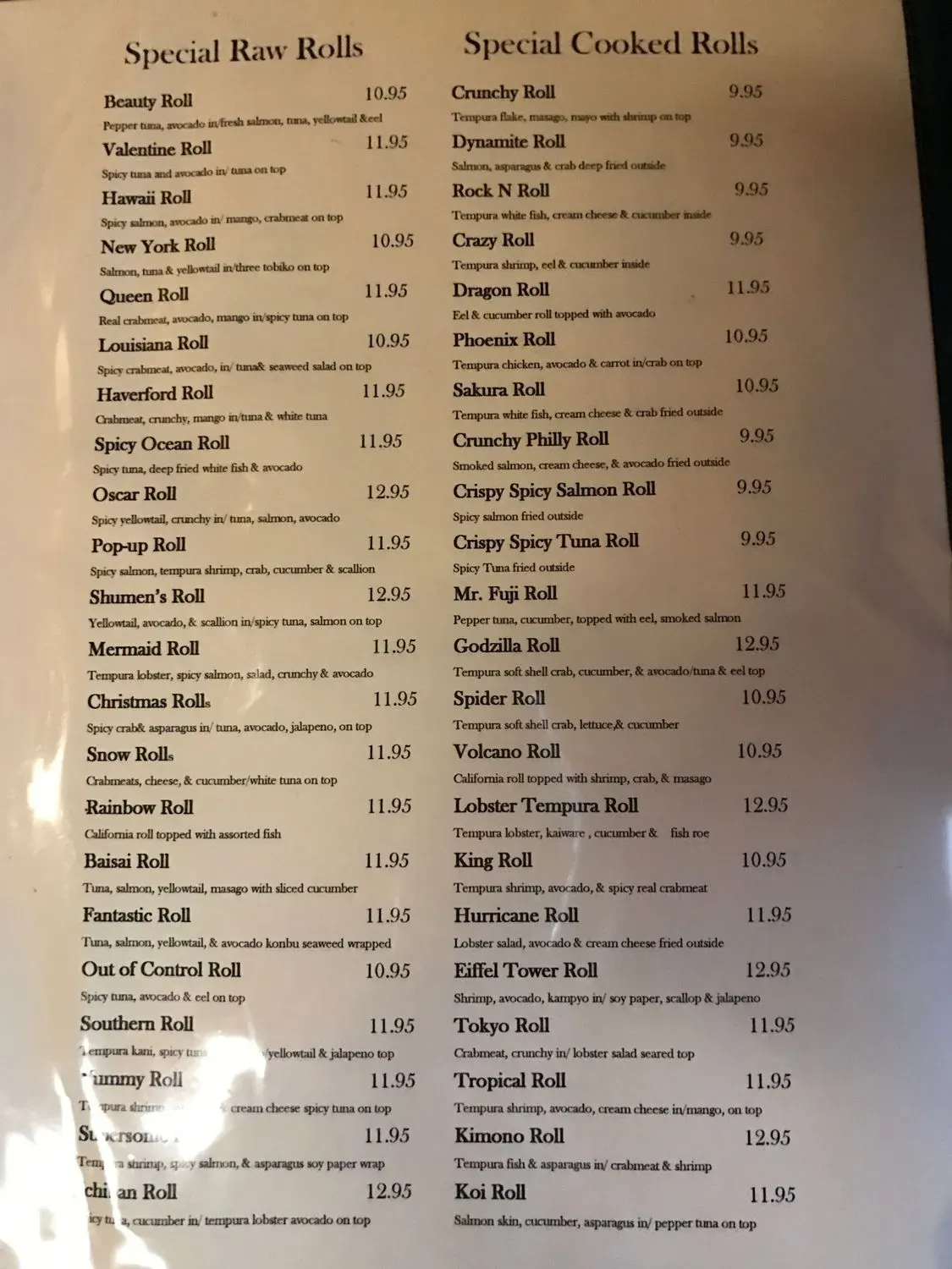 Menu 6