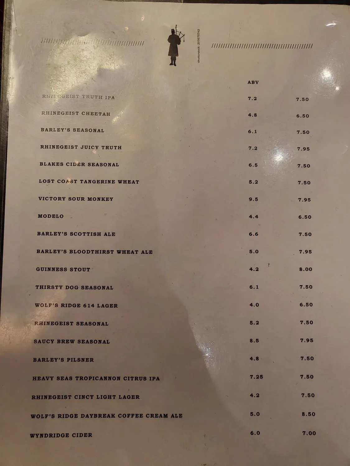 Menu 5