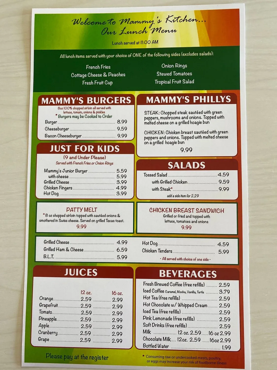 Menu 2