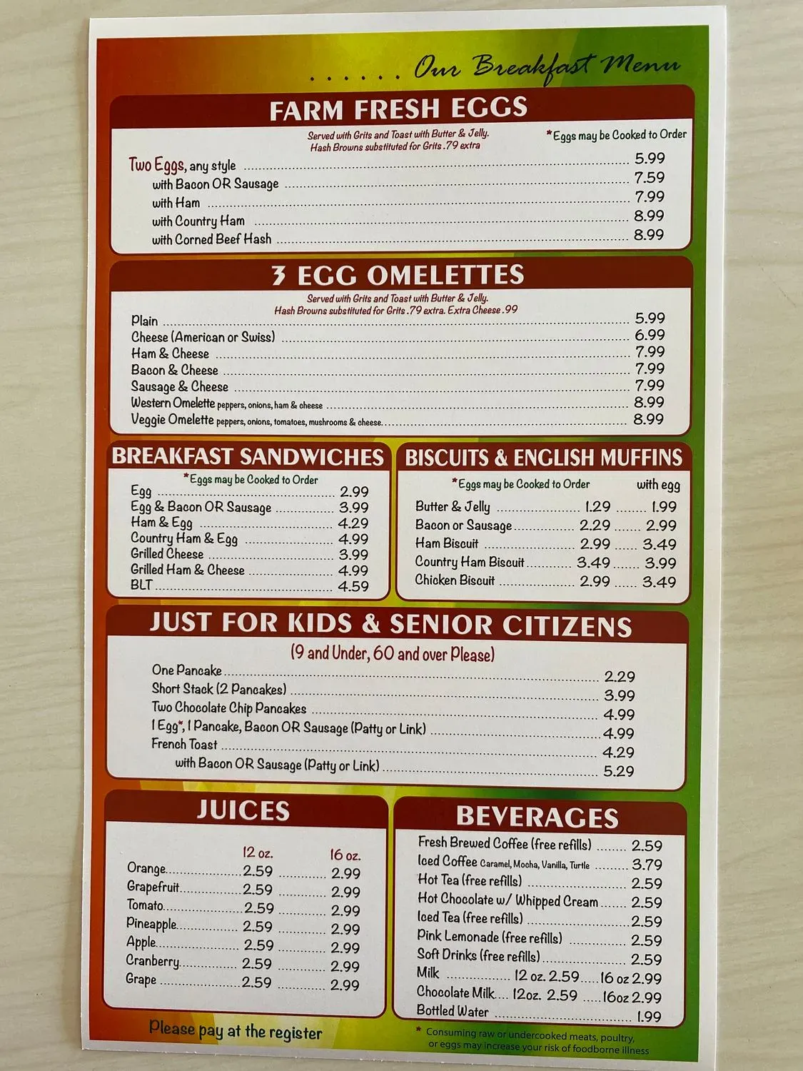 Menu 3