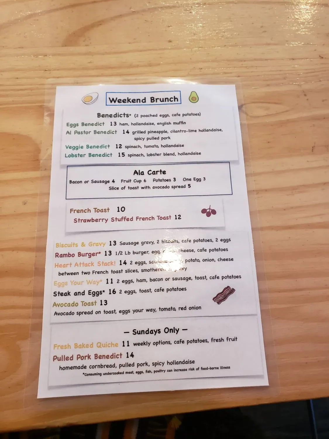 Menu 4