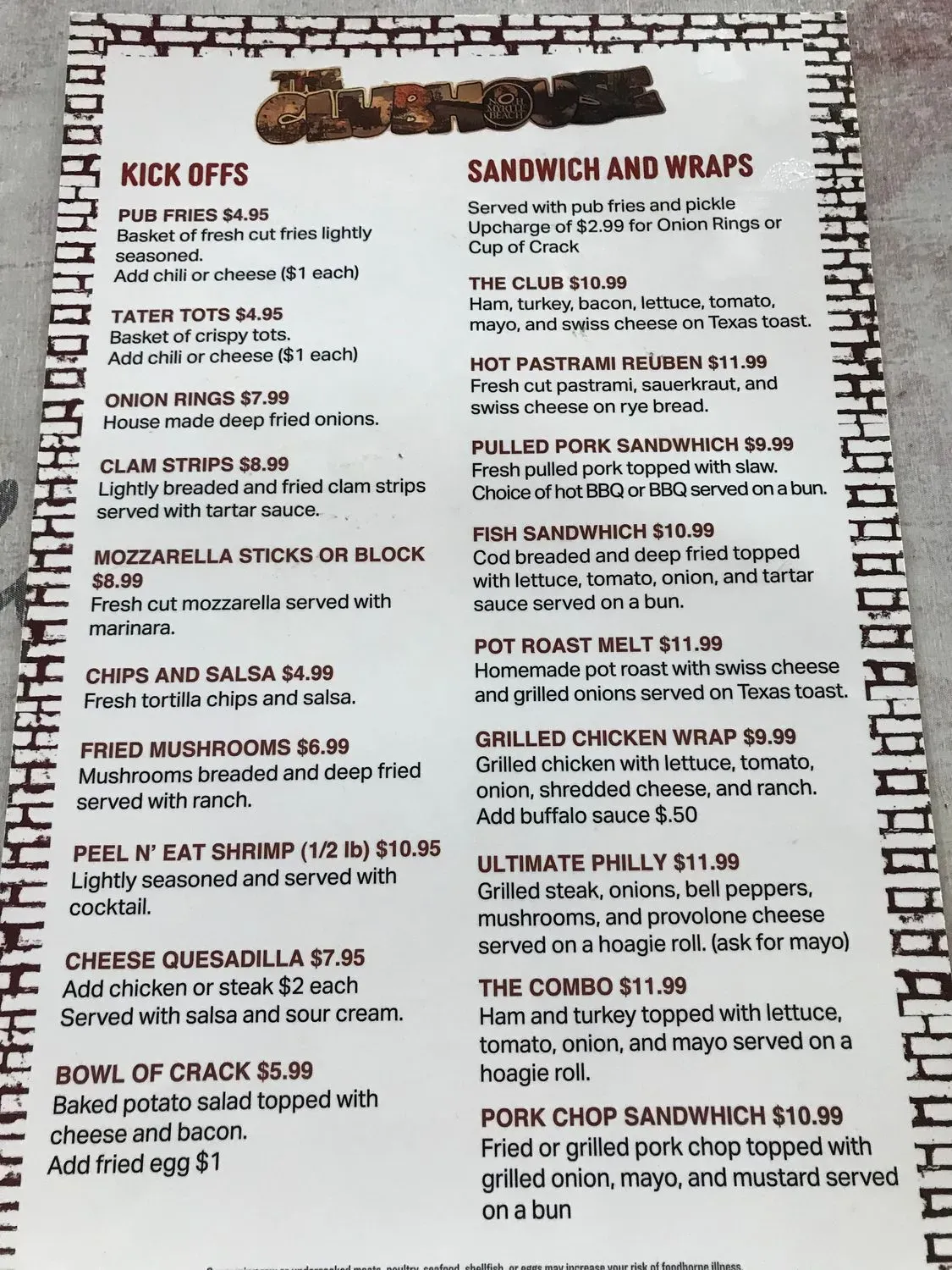 Menu 4