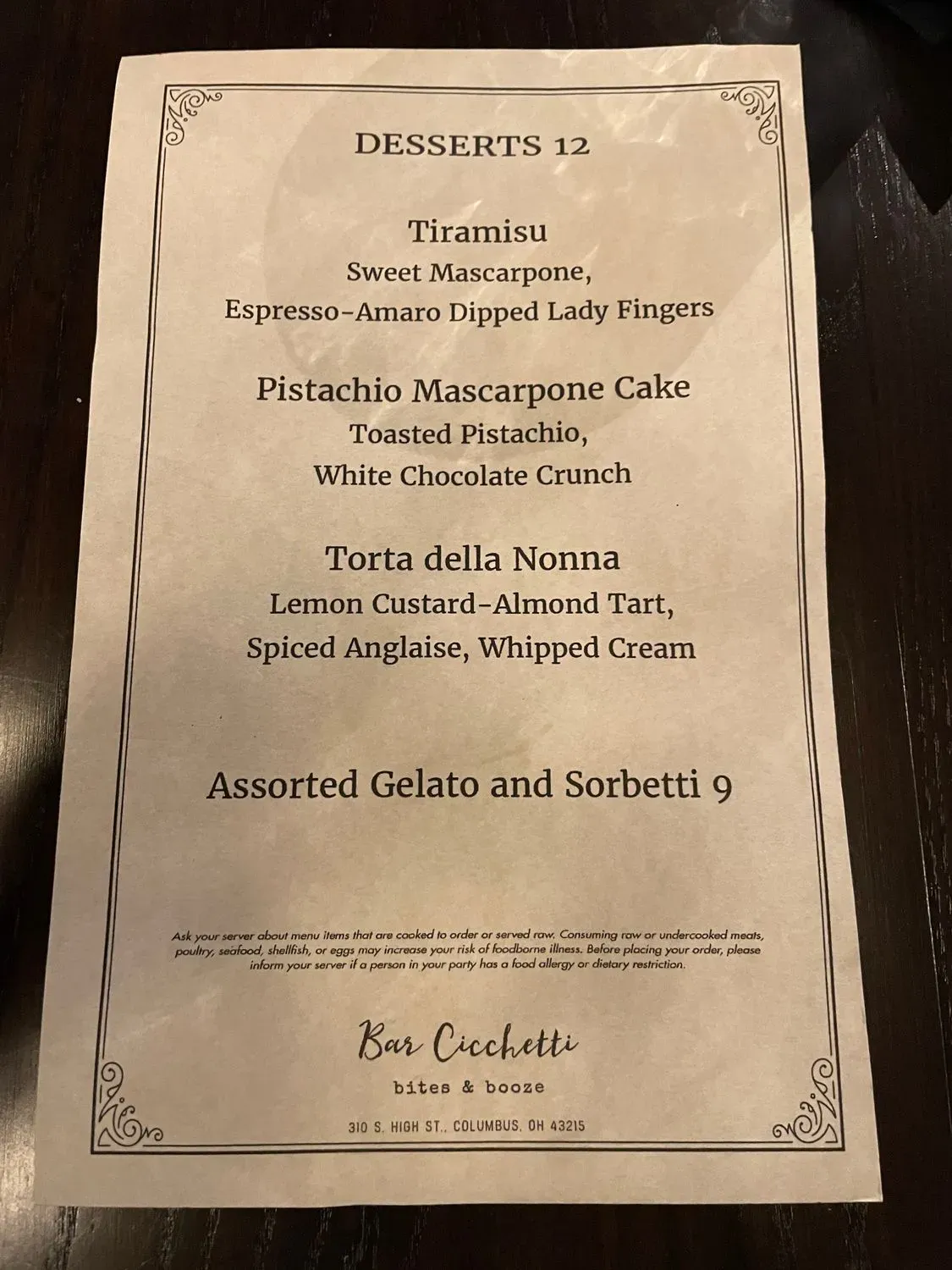 Menu 2