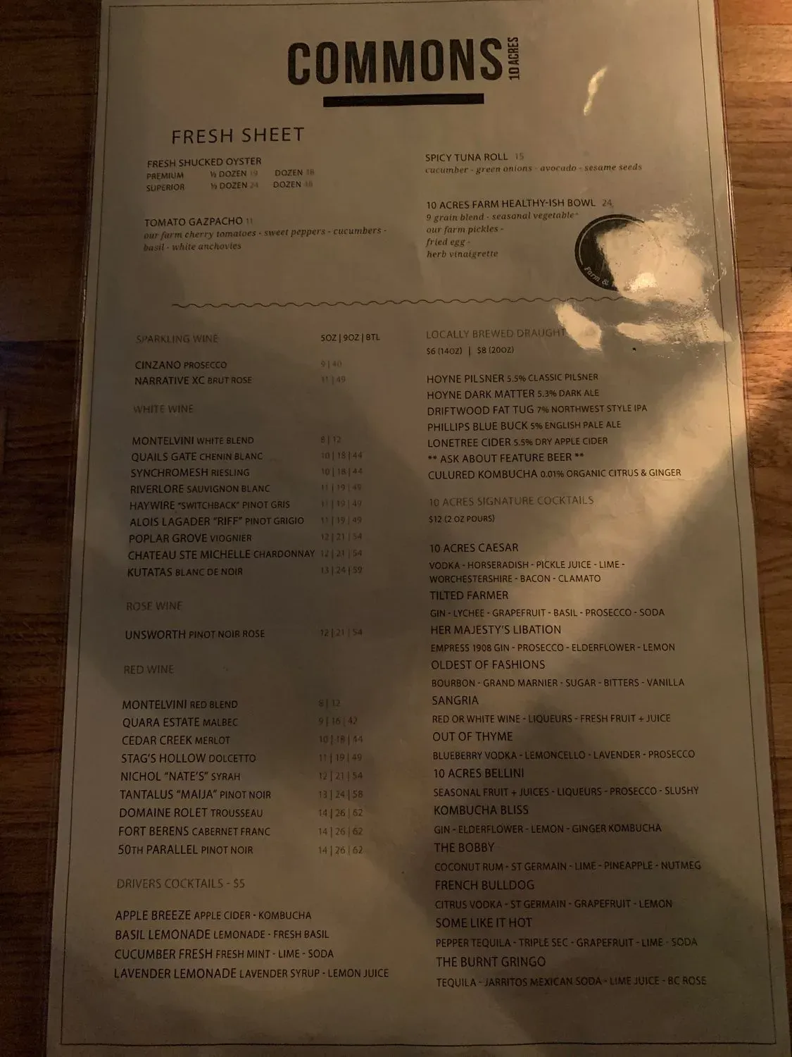 Menu 6