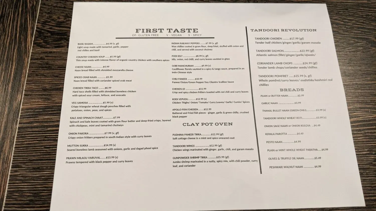 Menu 6