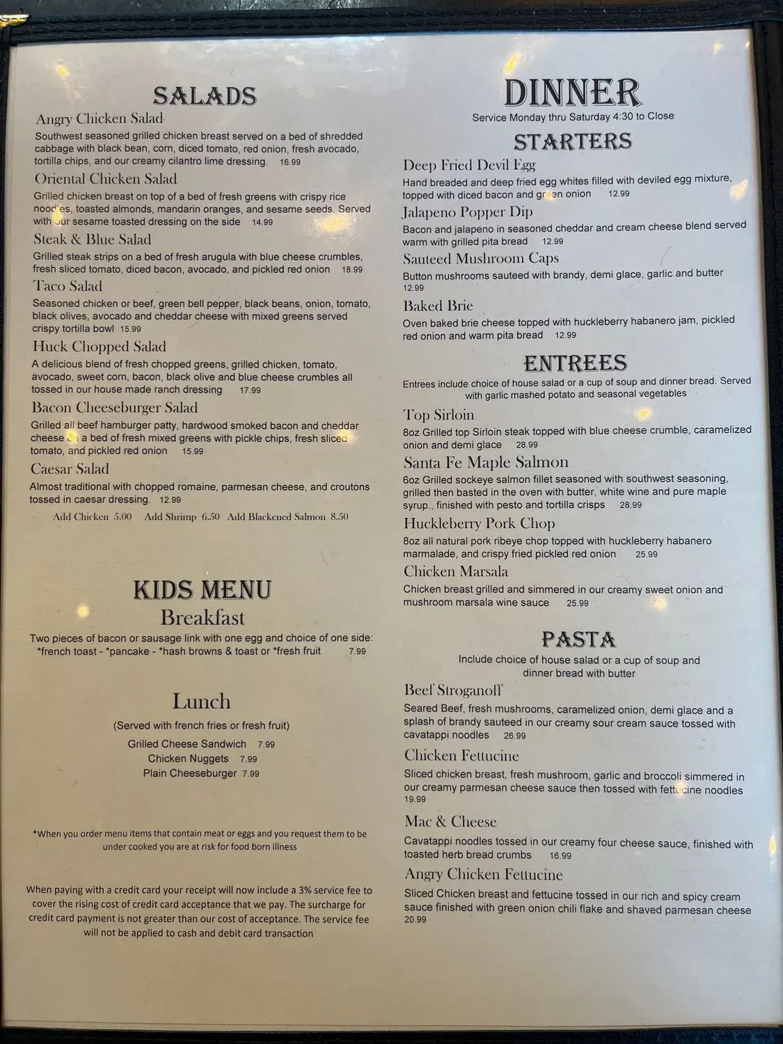 Menu 2