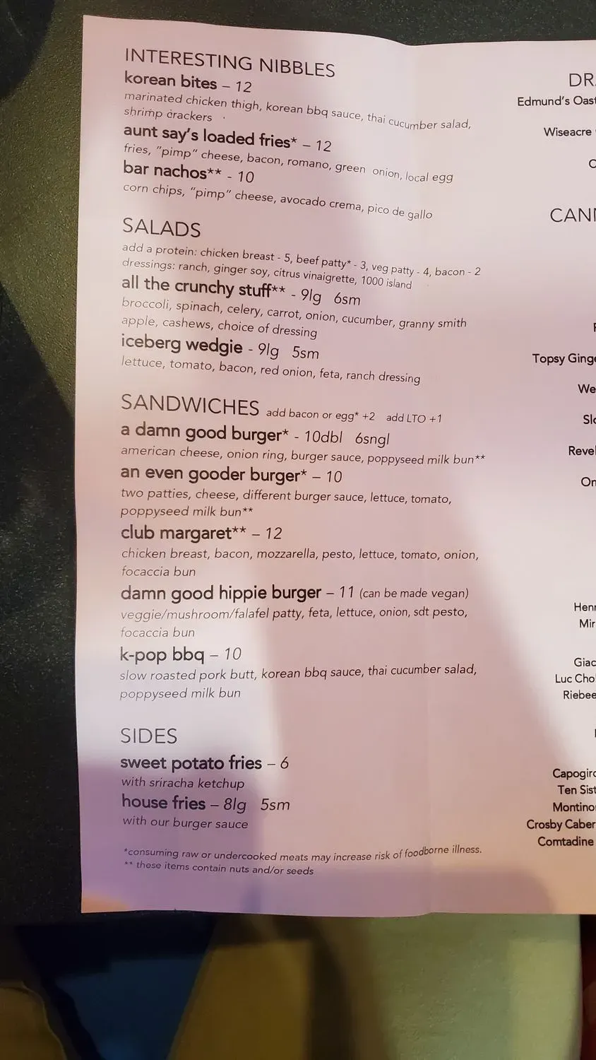 Menu 5