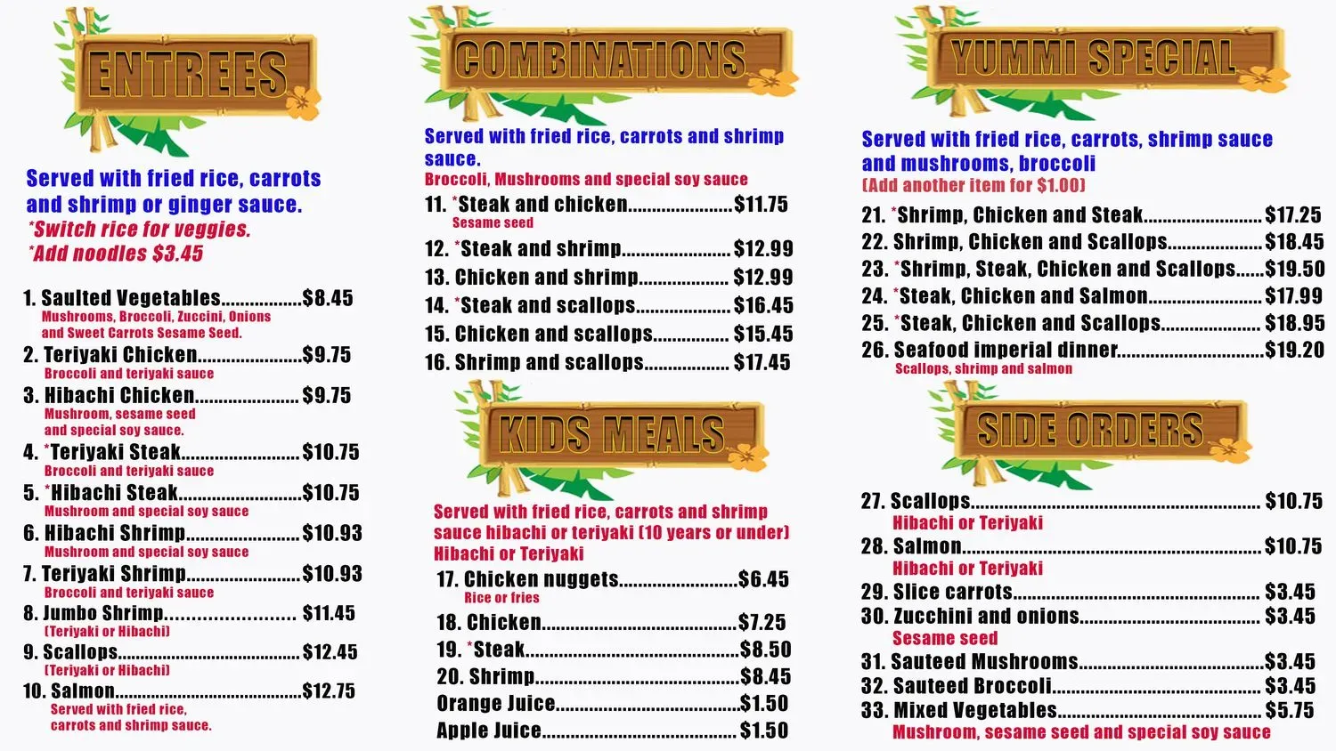 Menu 2