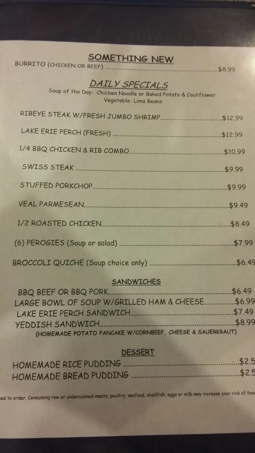 Menu 6