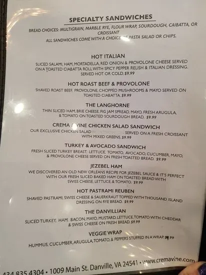 Menu 2