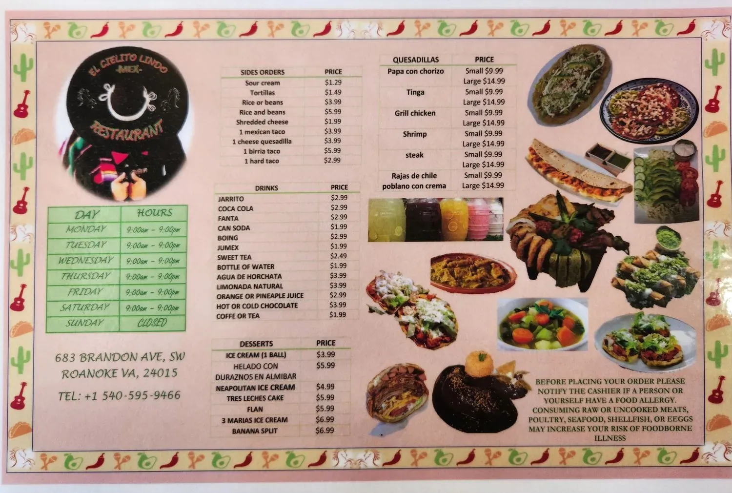 Menu 4