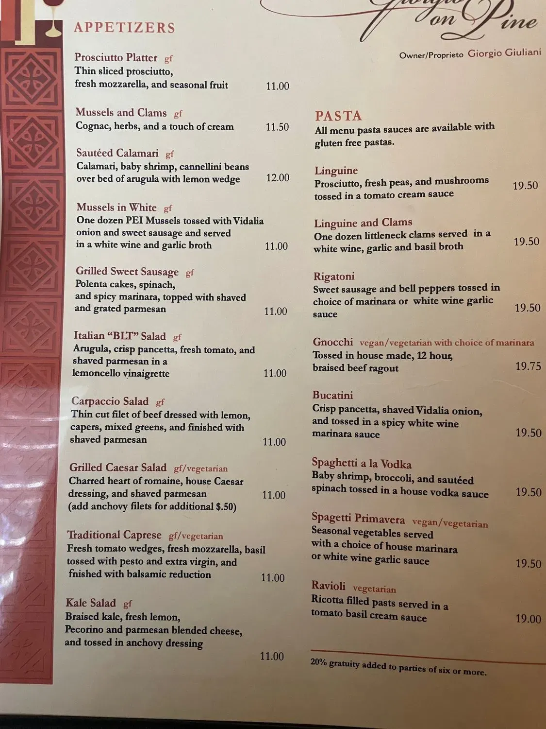 Menu 2